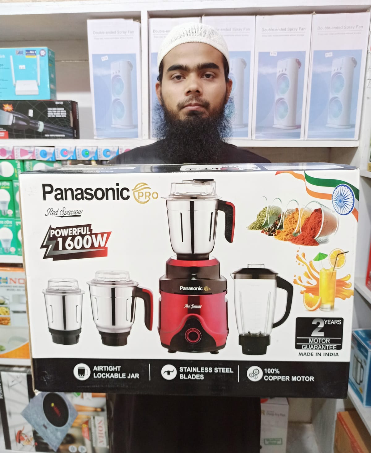 Panasonic pro Red Sparrow 1600 Watt Blender