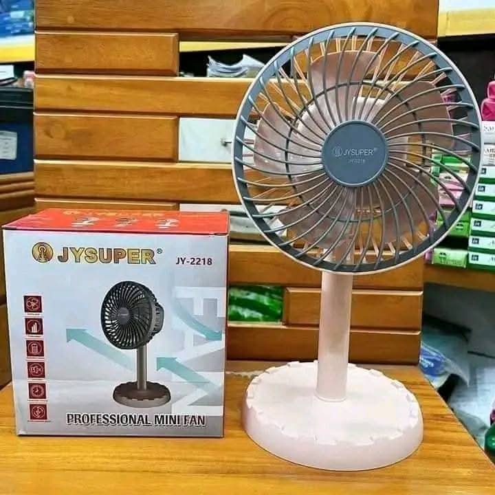 JY Super JY-2218 rechargeable mini table fan